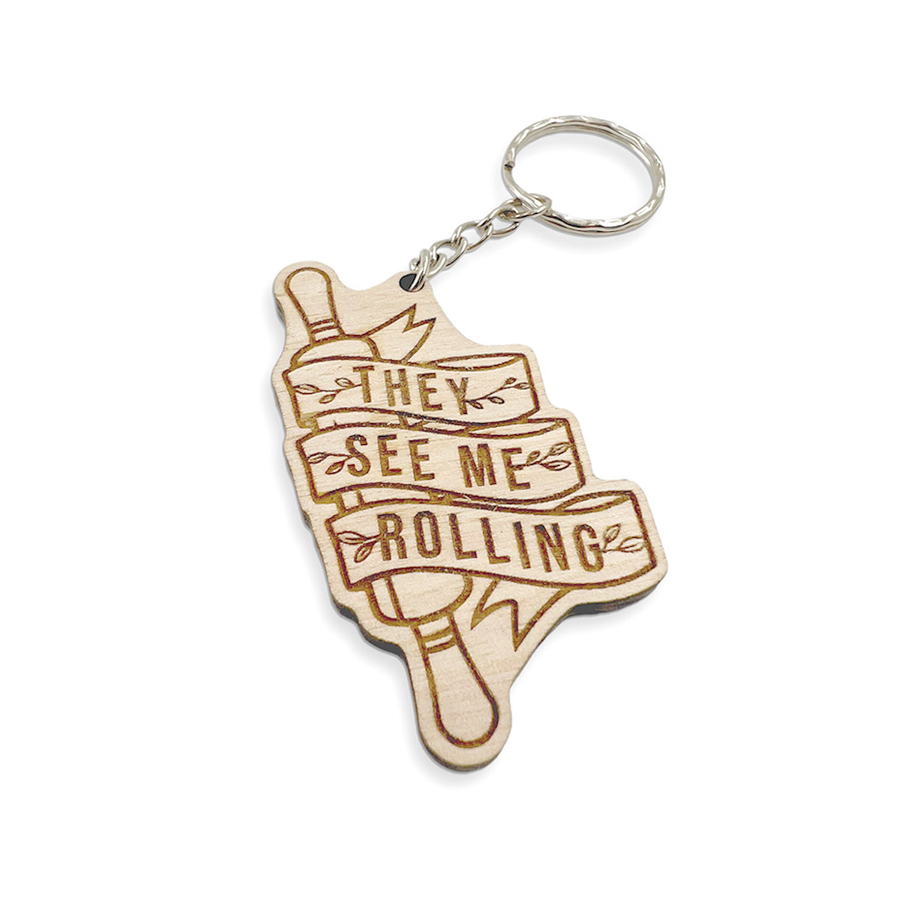 Keyring - They See Me Rolling